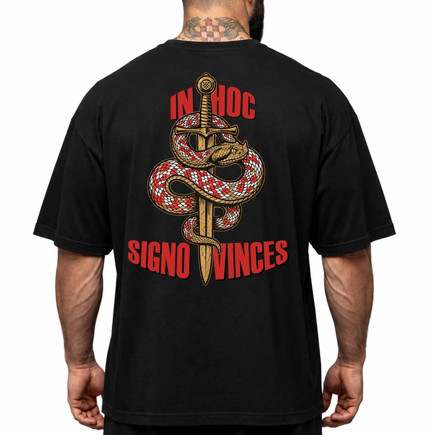 Oversize majica "In hoc signo vinces"