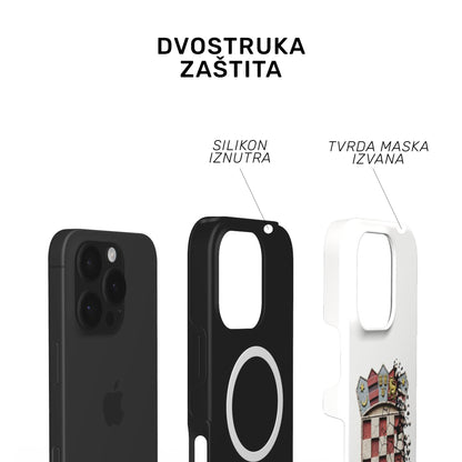 Tough MagSafe maskica "Hrvatski grb"