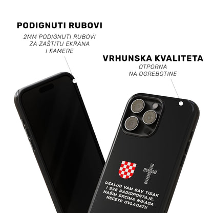 Tough MagSafe maskica "Uzalud vam tisak"