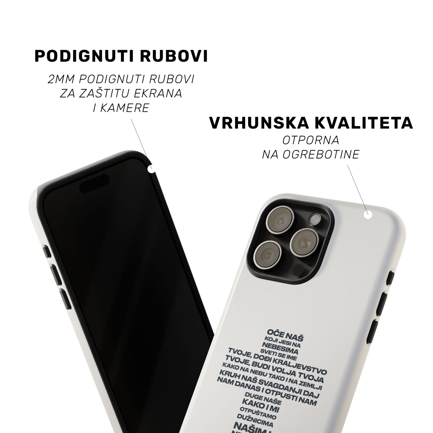 Tough maskica "Oče naš bijela"