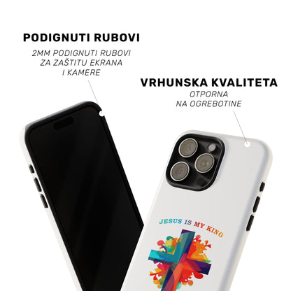 Tough MagSafe maskica "Jesus is my King"