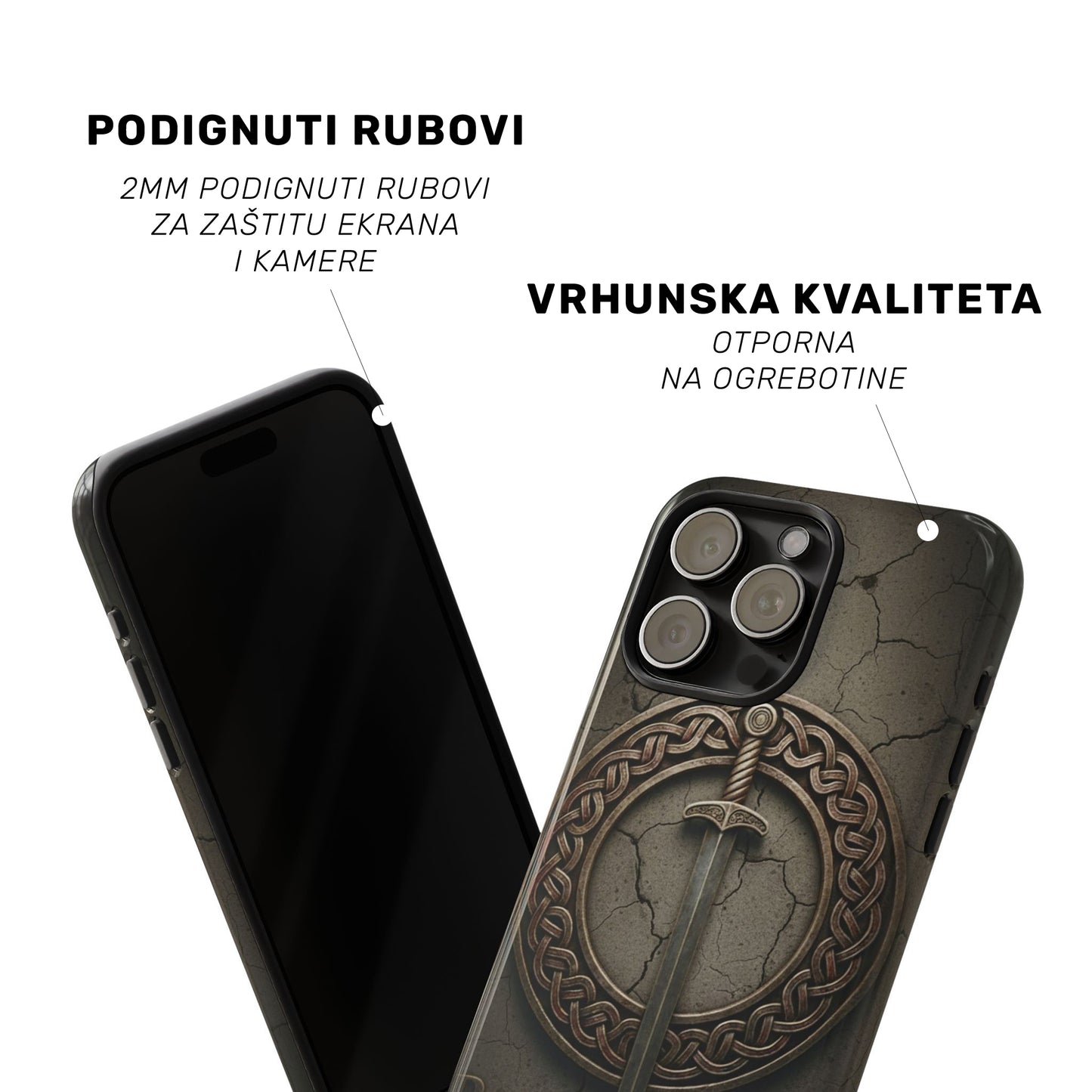 Tough MagSafe maskica "Bog i Hrvati kamen"