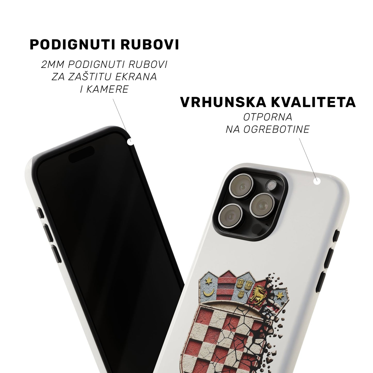 Tough MagSafe maskica "Hrvatski grb"