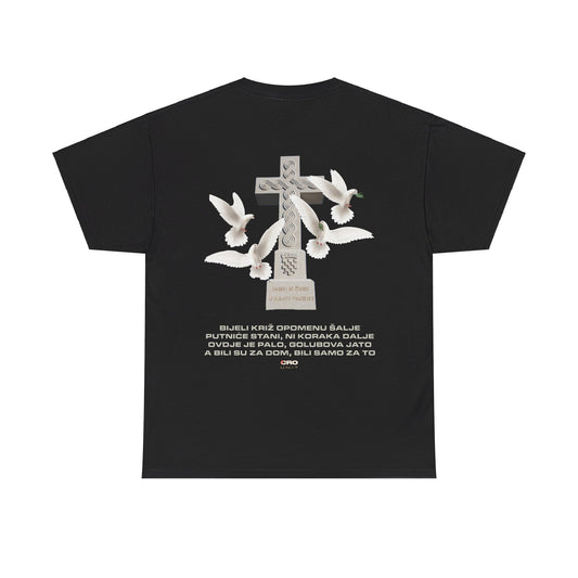 T-Shirt „Weißes Kreuz“