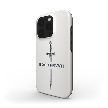 Tough MagSafe Maskica "Bog i Hrvati bijela"