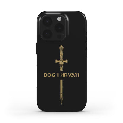 Tough MagSafe Maskica "Bog i Hrvati crna"