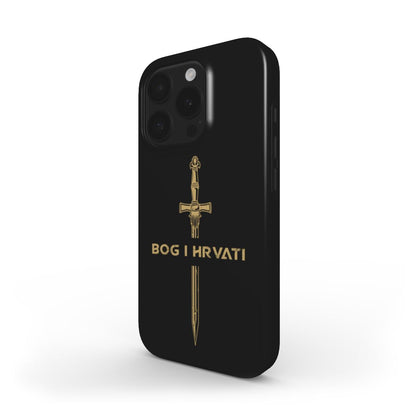 Tough MagSafe Maskica "Bog i Hrvati crna"