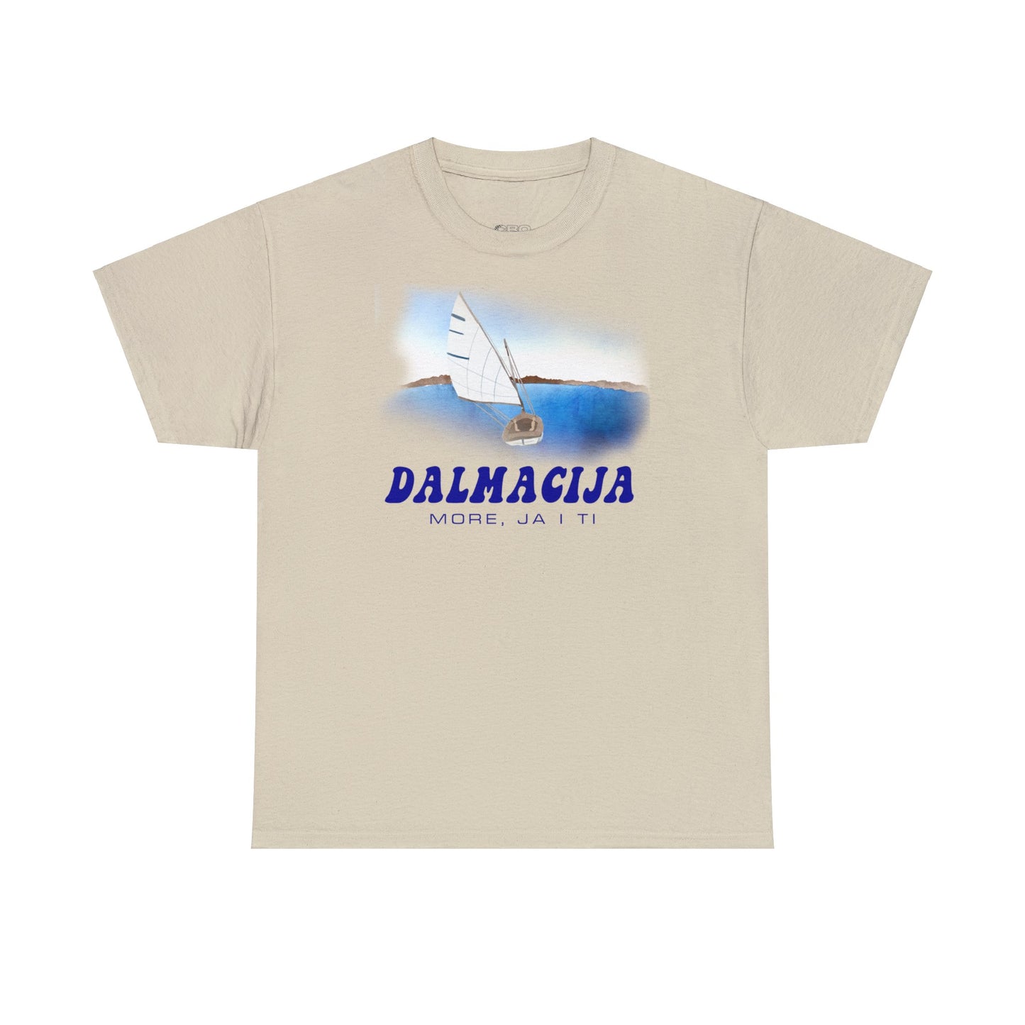 T-Shirt „Dalmatien, das Meer, ich und du“