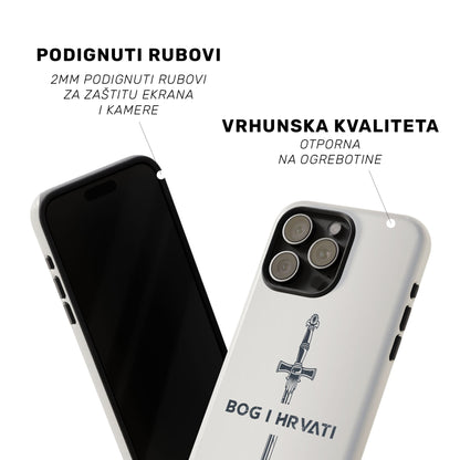 Tough MagSafe Maskica "Bog i Hrvati bijela"