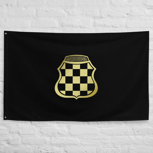 Flagge „Herceg Bosna“ goldenes Wappen