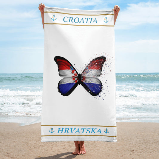 Ručnik za plažu "Hrvatski leptir"