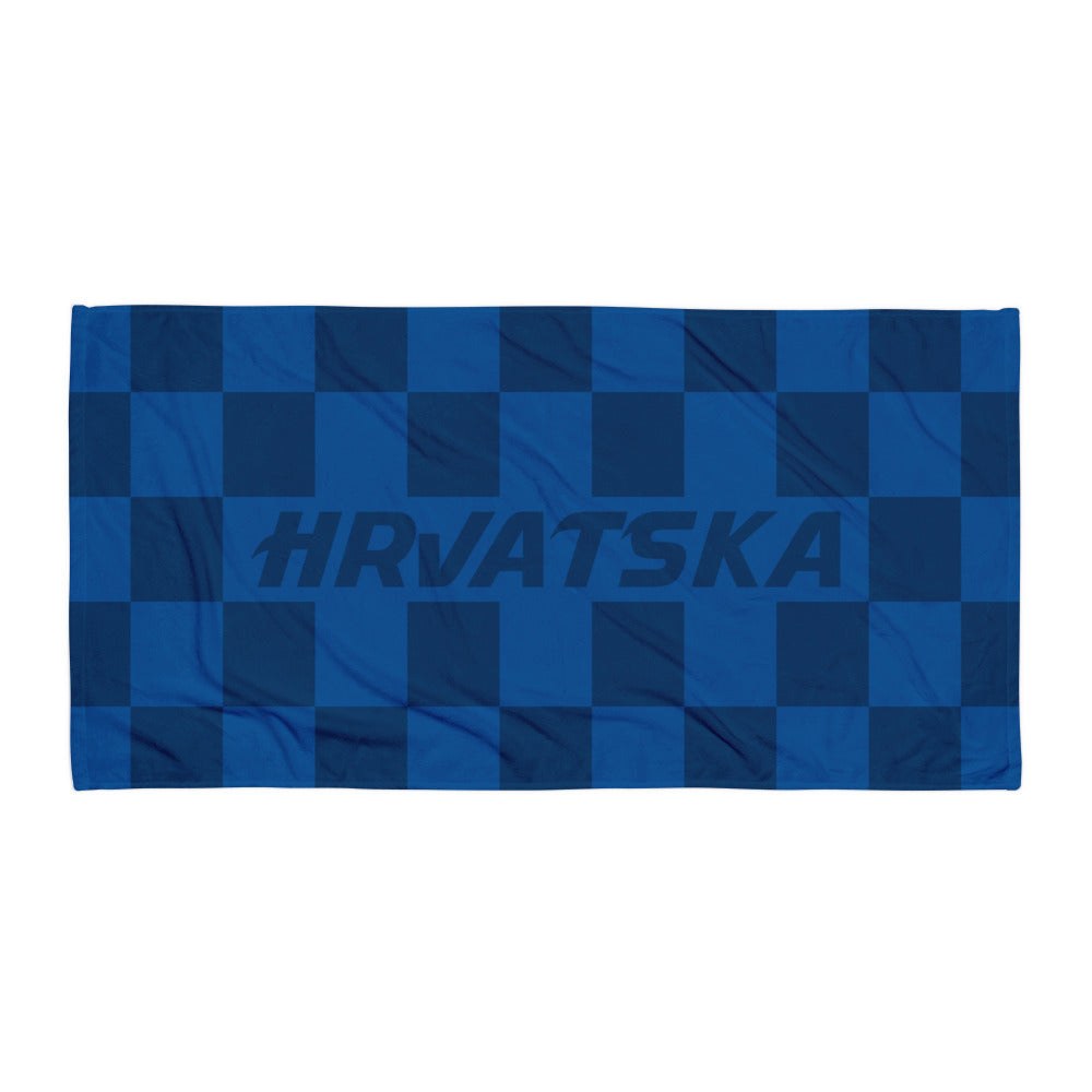 Ručnik za plažu "Hrvatska" plavi