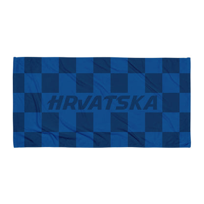 Ručnik za plažu "Hrvatska" plavi