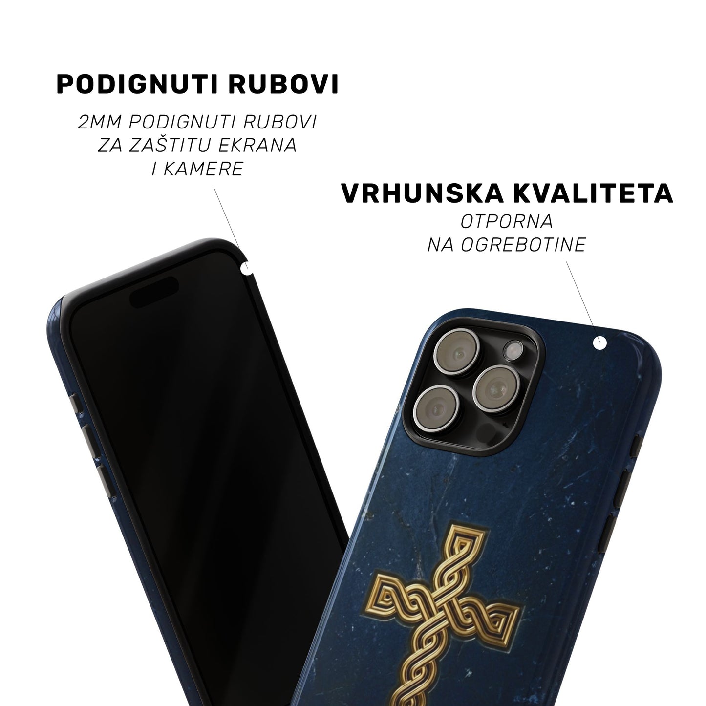 Tough maskica "Zlatni križ pleter"