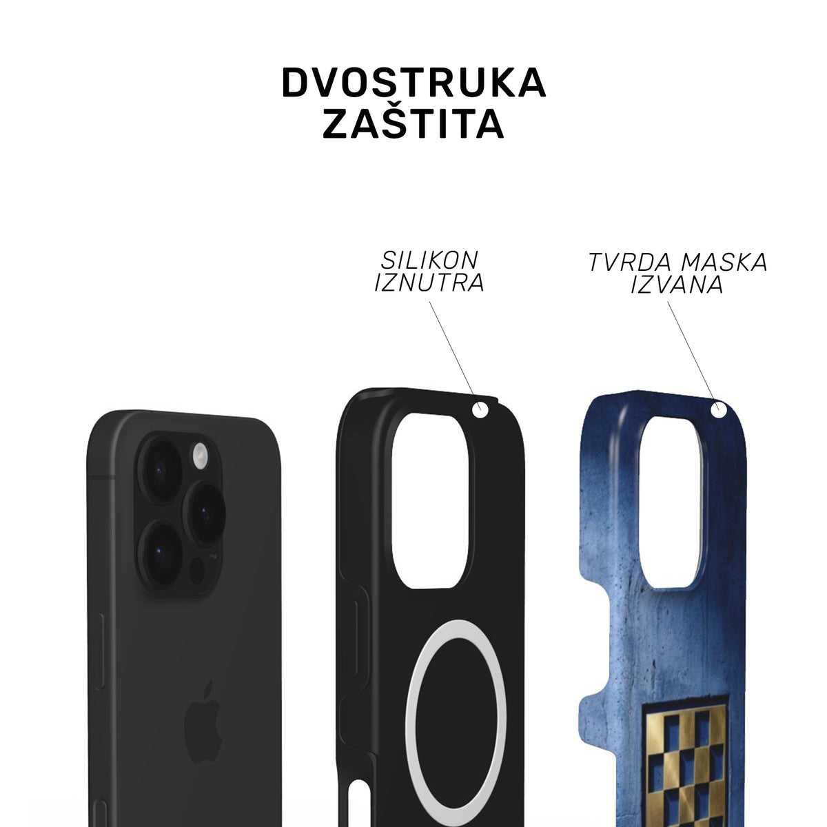 MagSafe maskica "Zlatni grb"