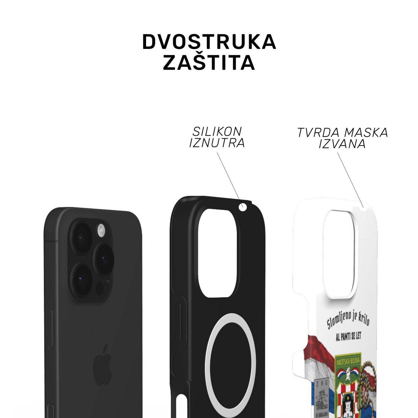 Tough MagSafe maskica "Slomljeno je krilo"
