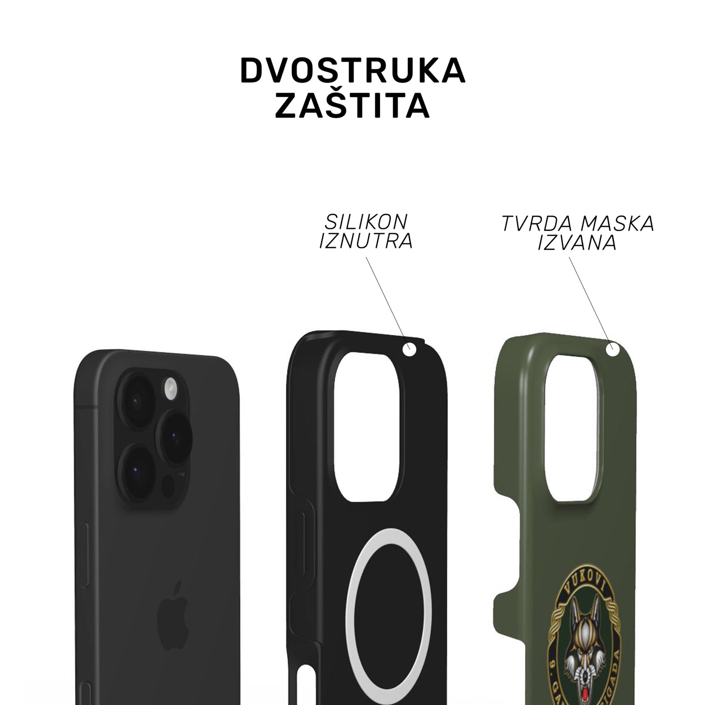 Tough MagSafe maskica "Vukovi"