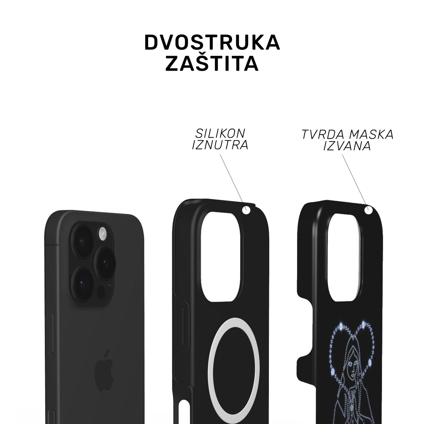 Tough MagSafe maskica "Kraljica mira"