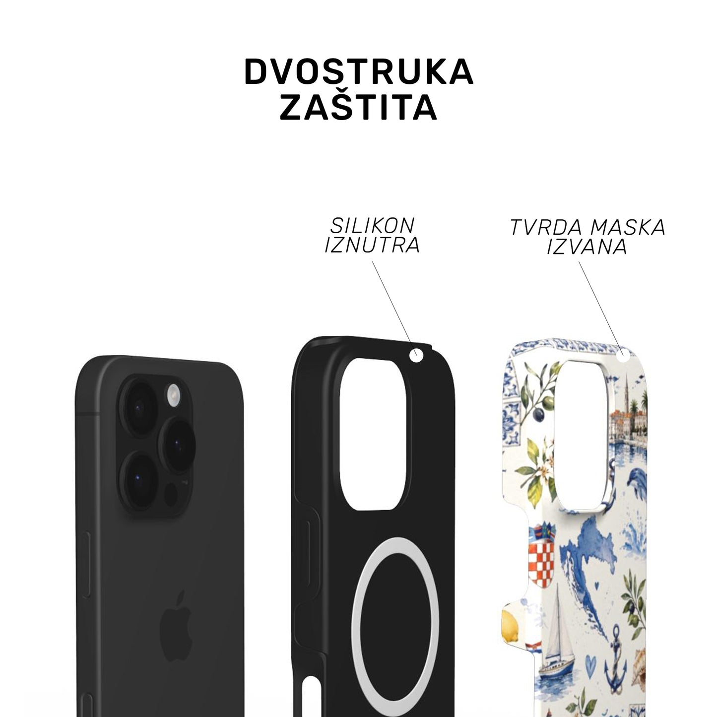 Tough MagSafe maskica "Hrvatski uzorak"