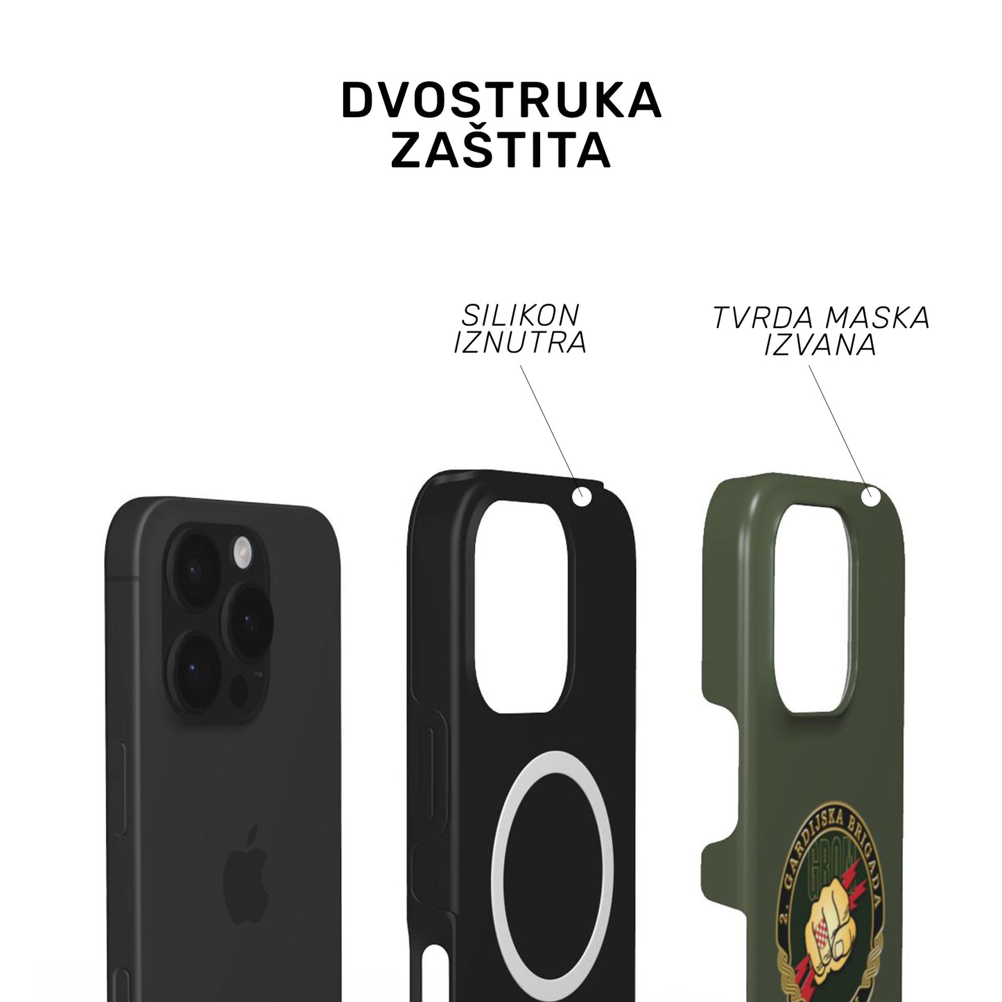 Tough MagSafe maskica "Gromovi"