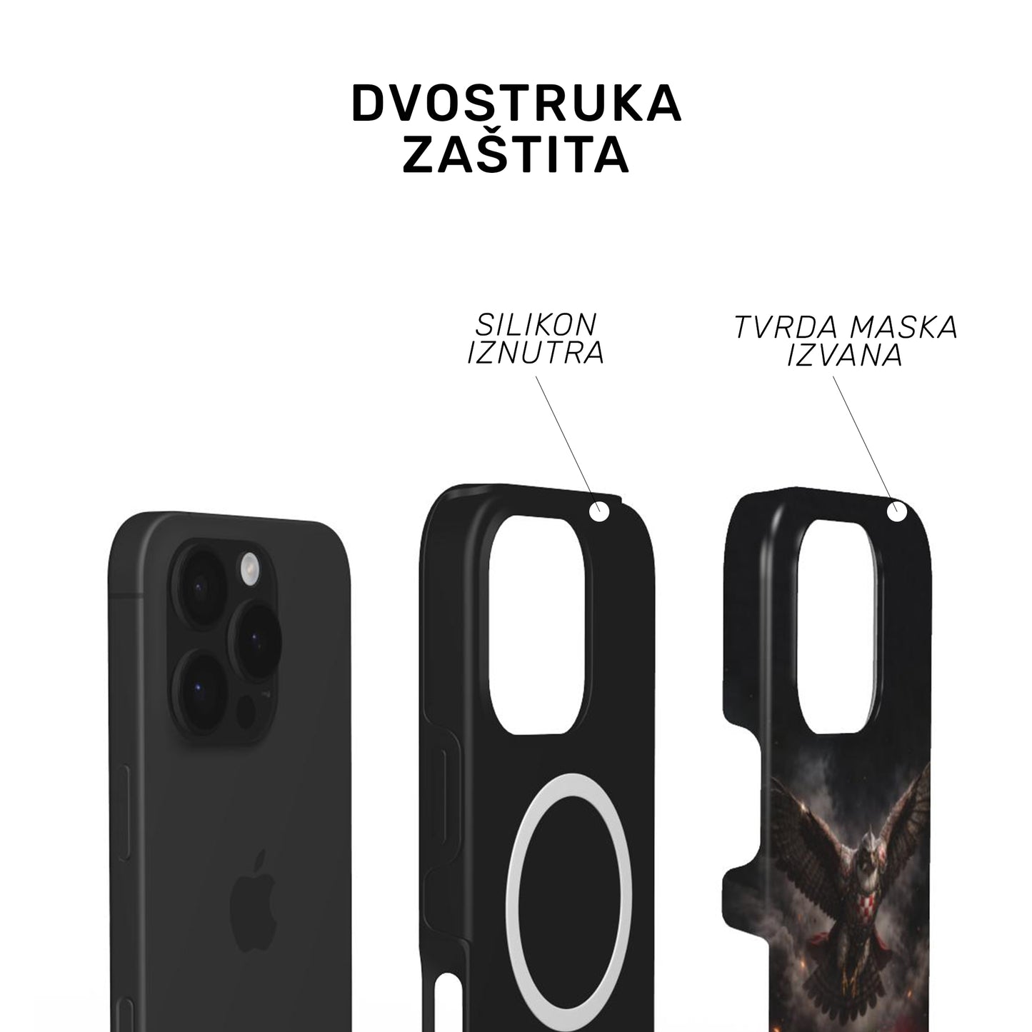 Tough MagSafe maskica "Hrvatski sokol"