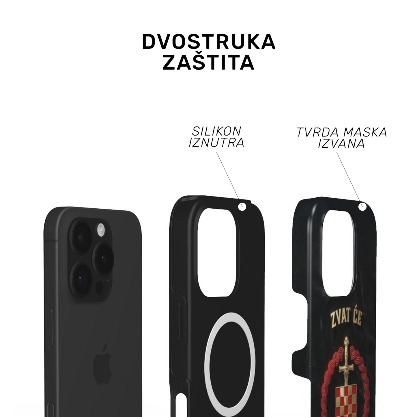 Tough MagSafe maskica "Zvat će Domovina"